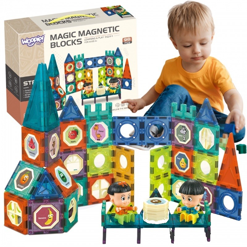 Constructor magnetic Castle 98 piese
