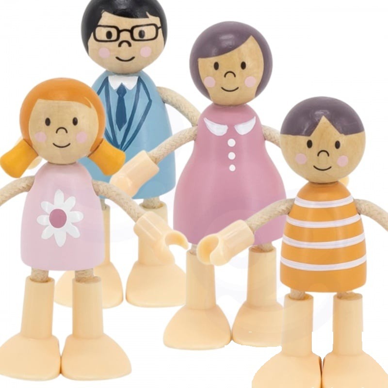 Păpuși din lemn Familie, Flexi