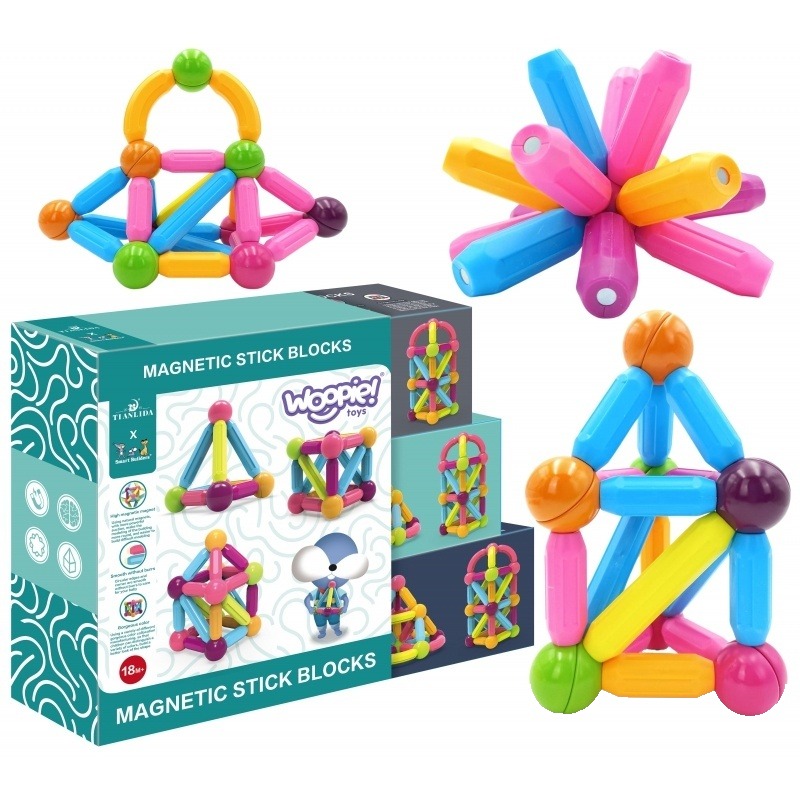 Constructor magnetic Edu 38 piese
