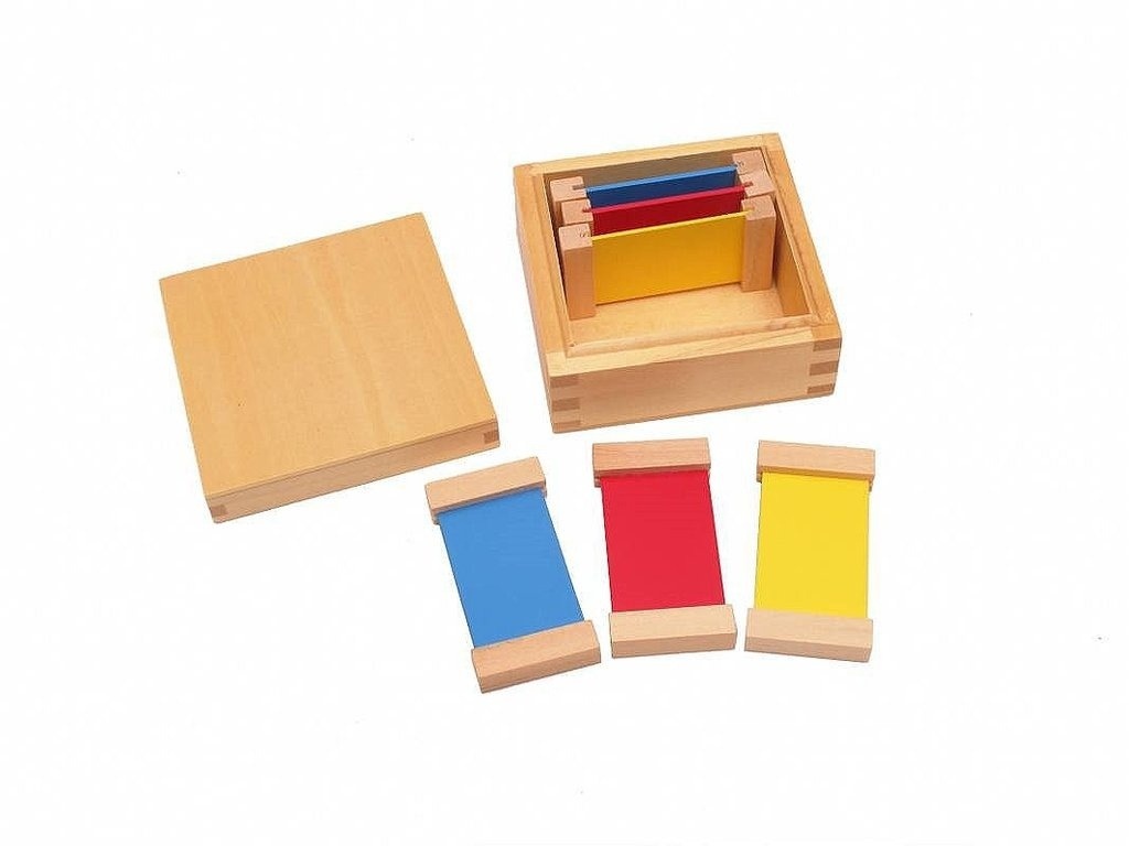 Plăcuțe colorate Montessori (set mic)