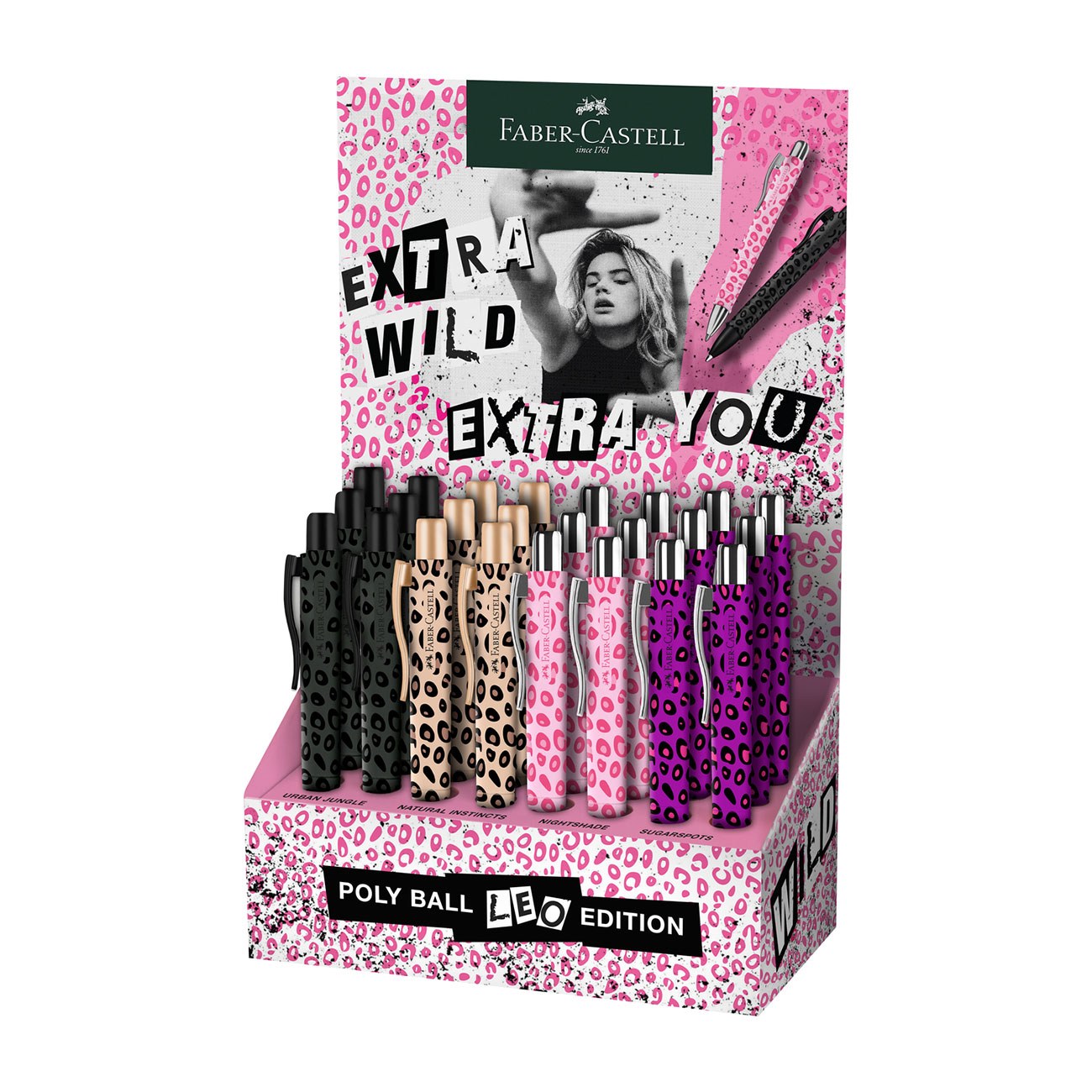 Pix Faber-Castell Poly Ball Leo, 24 bucăți display