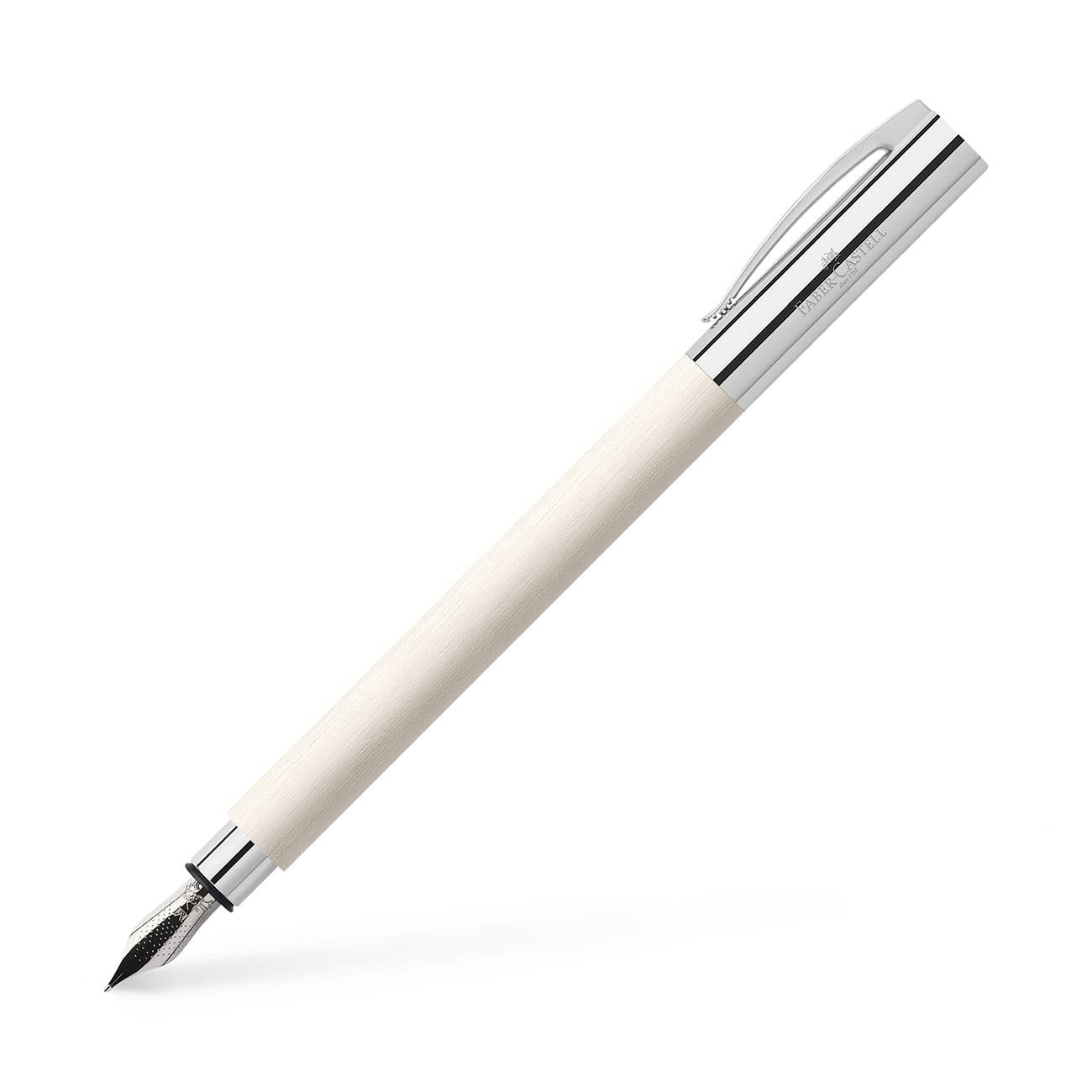 Faber-Castell Stilou Ambition, M, alb cinematic