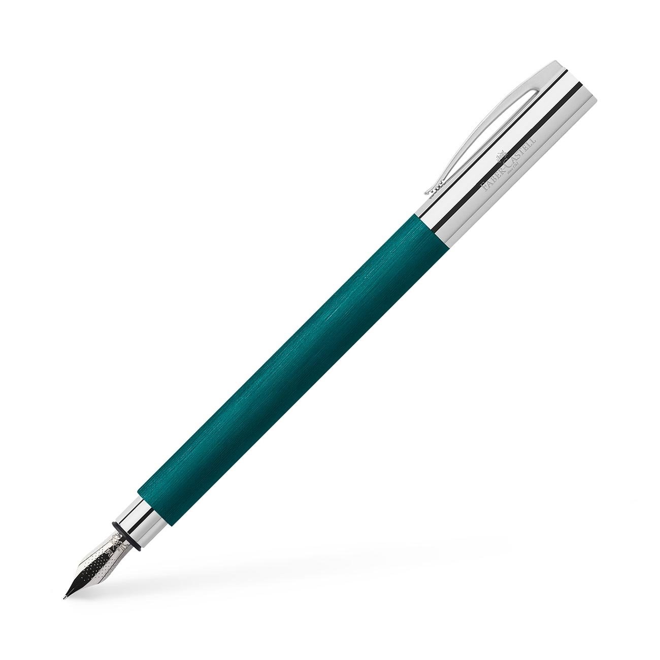 Faber-Castell Stilou Ambition, M, albastru-verde