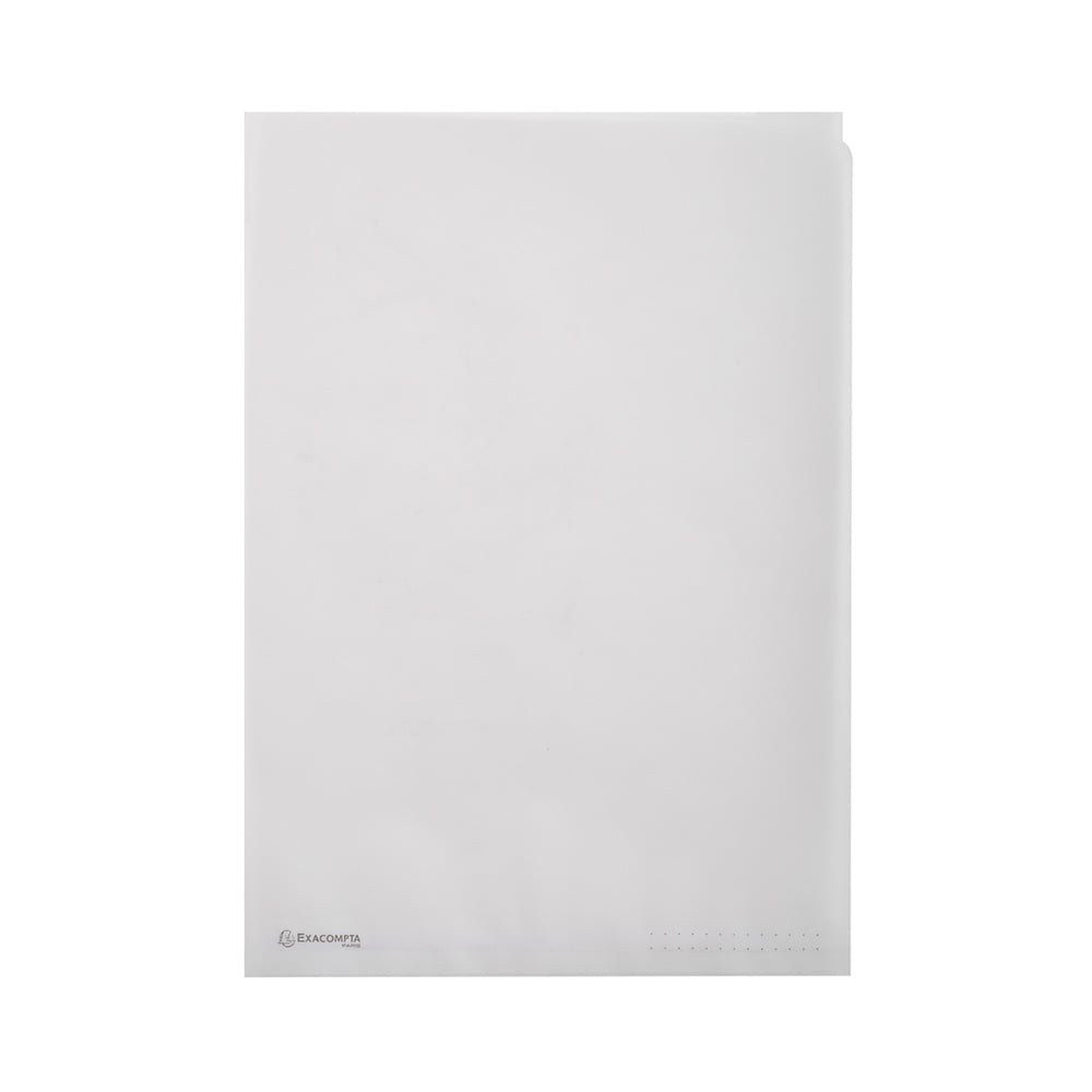 Exacompta Folie de protecție documente, formă L, carton, 110 g/m2, 50 bucăți