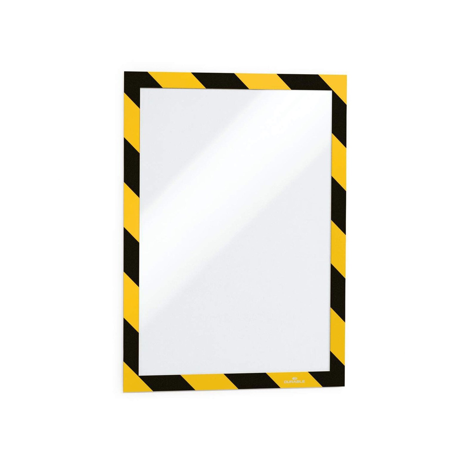 Durable Ramă Duraframe Security, autoadezivă, magnetică, A4, galbenă