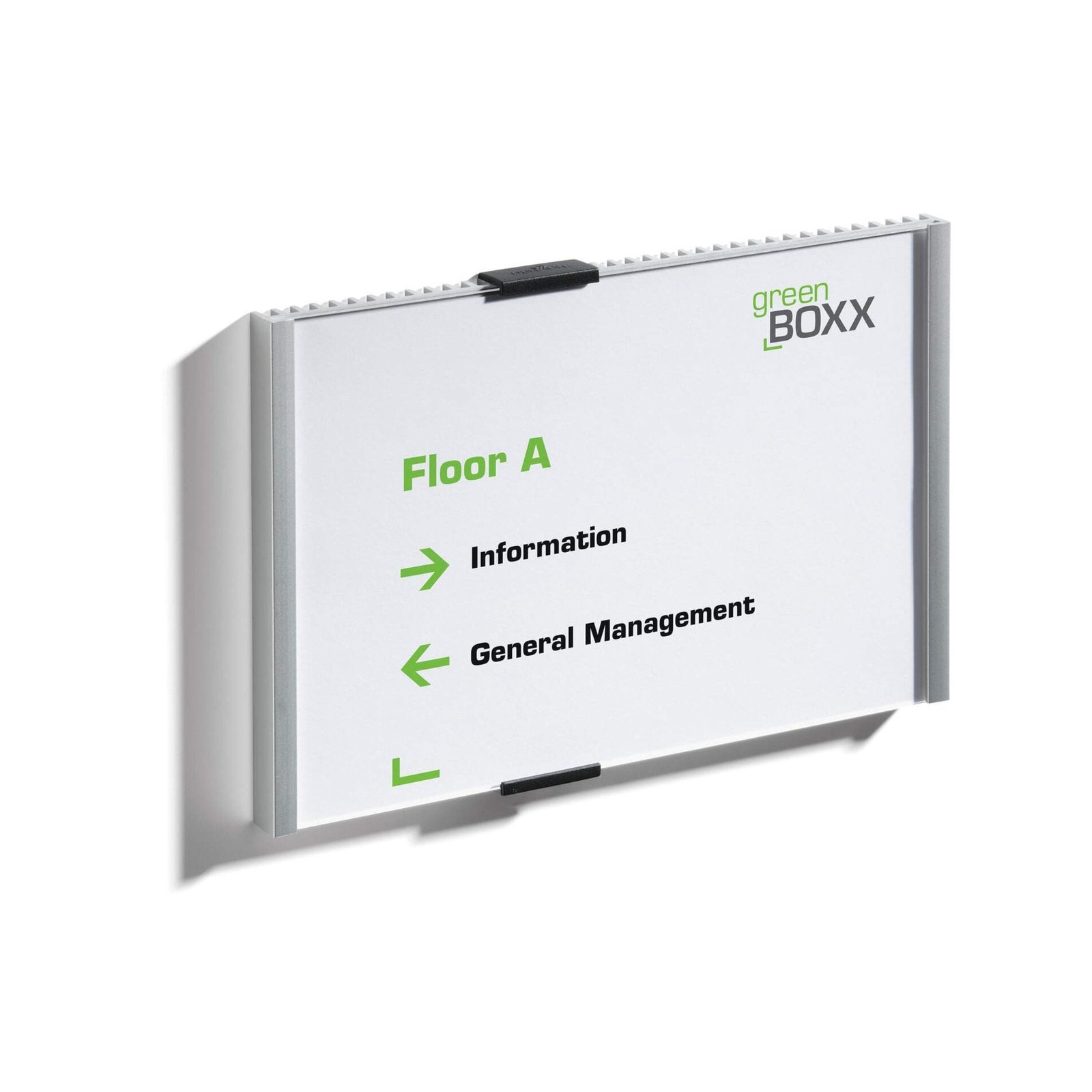Durable Semn de ușă Info Sign, orizontal, 210 x 148.5 mm, argintiu
