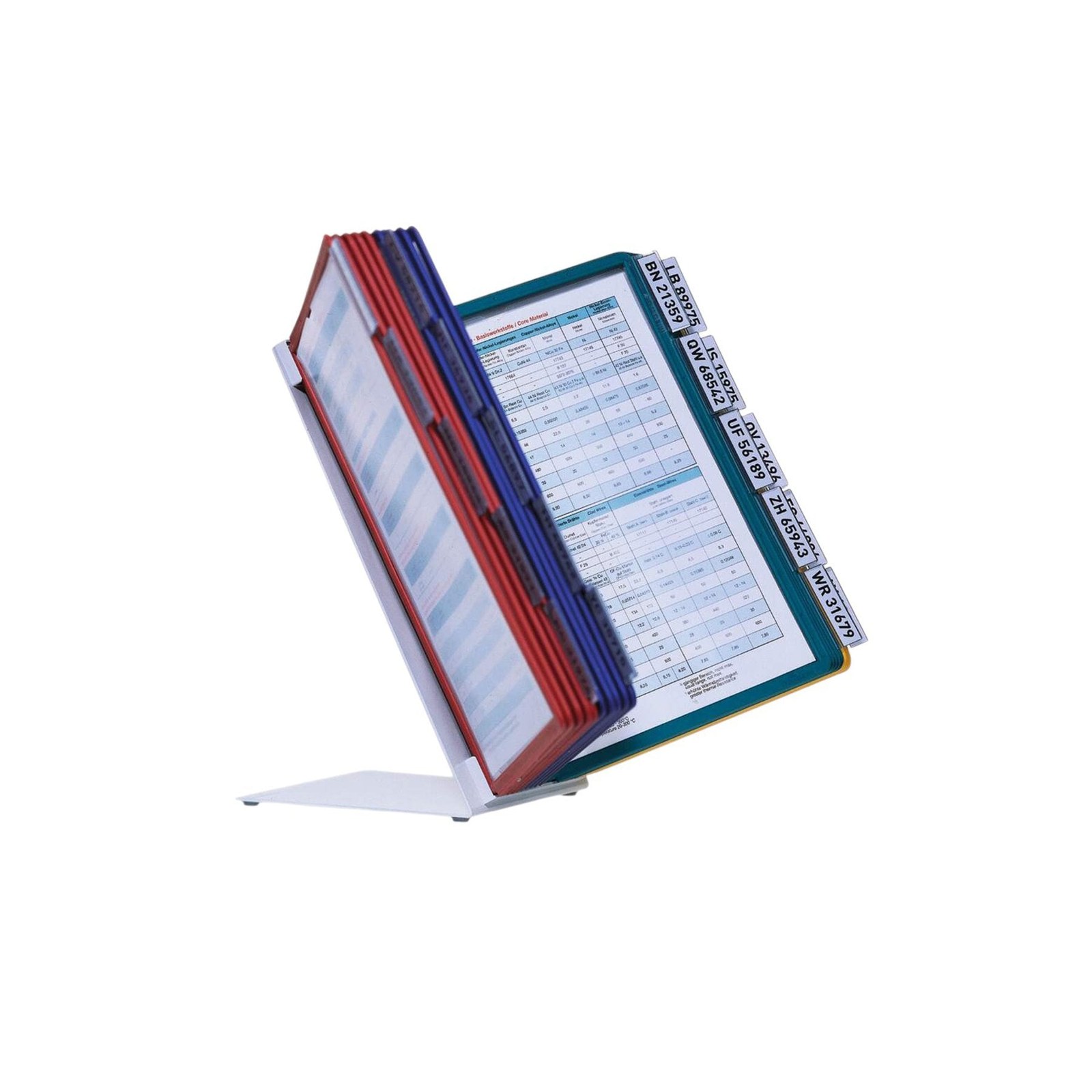Durable Sistem informativ Vario Table, A4, 20 buzunare, asortat