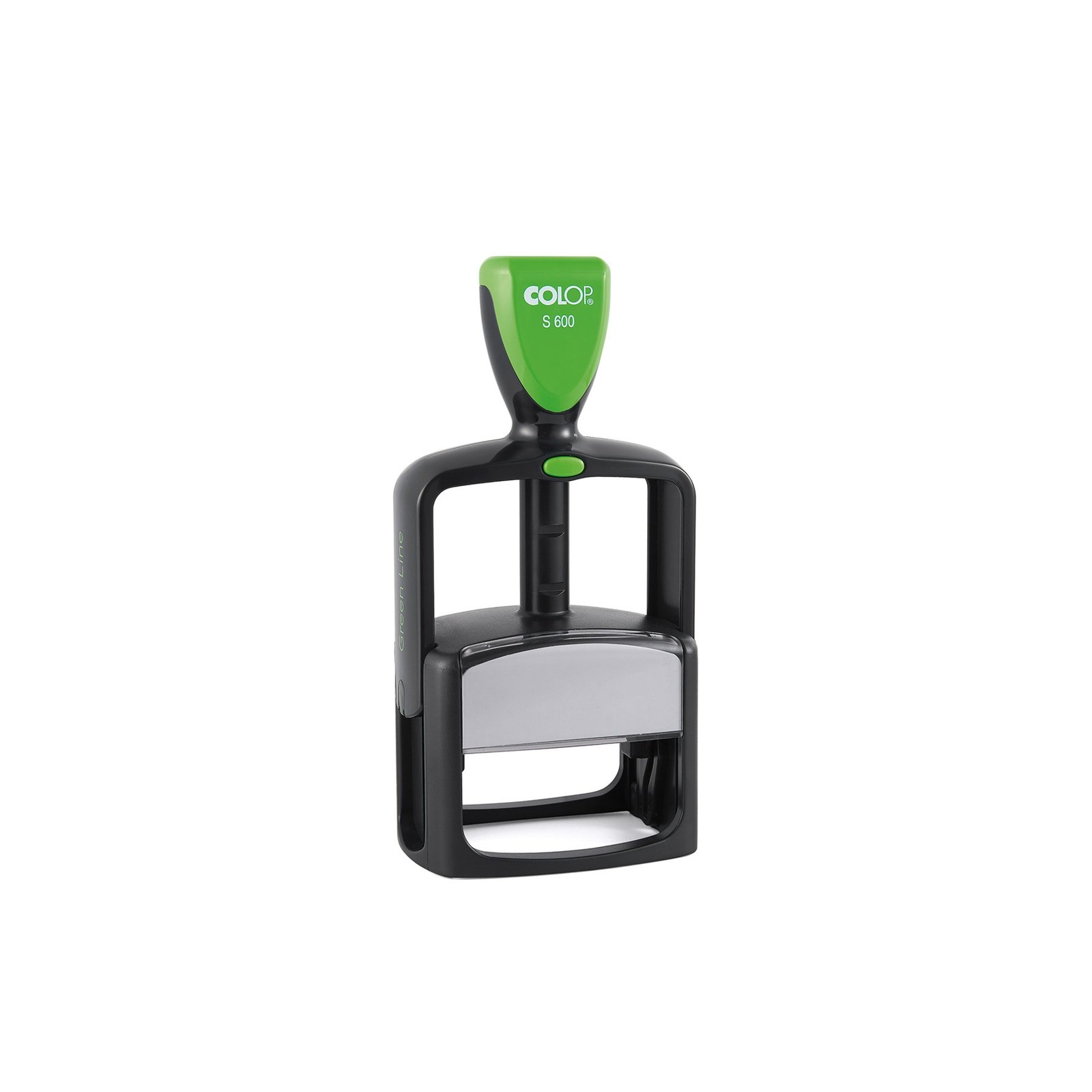 Ștampilă Colop Green Line S600, dreptunghiulară, 58 x 37 mm, albastru