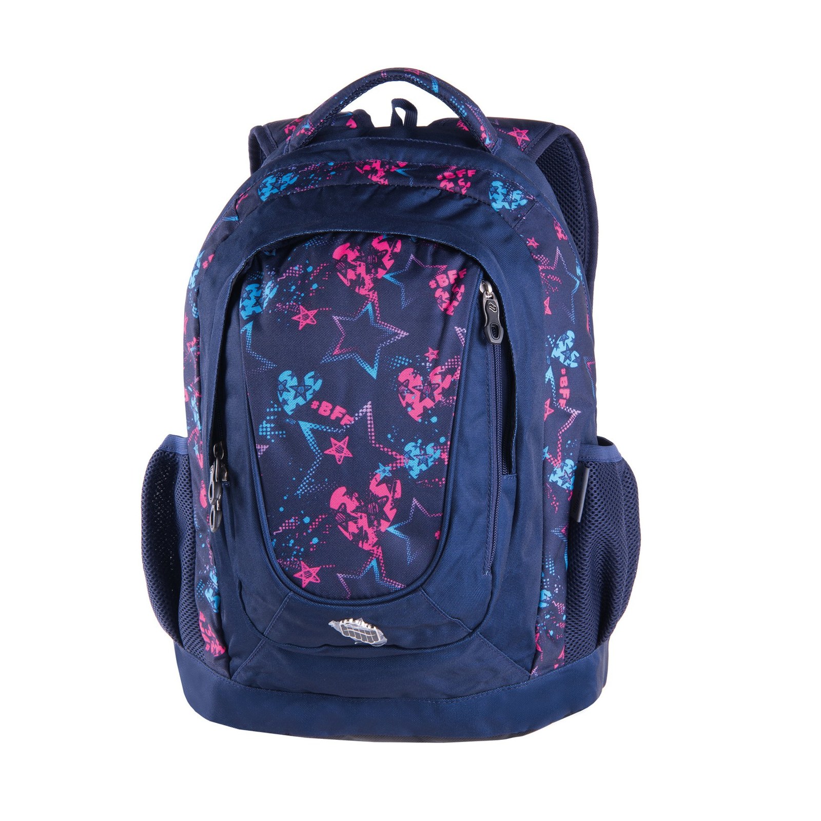 Pulse Ghiozdan Music BFF, 22 l, albastru-roz