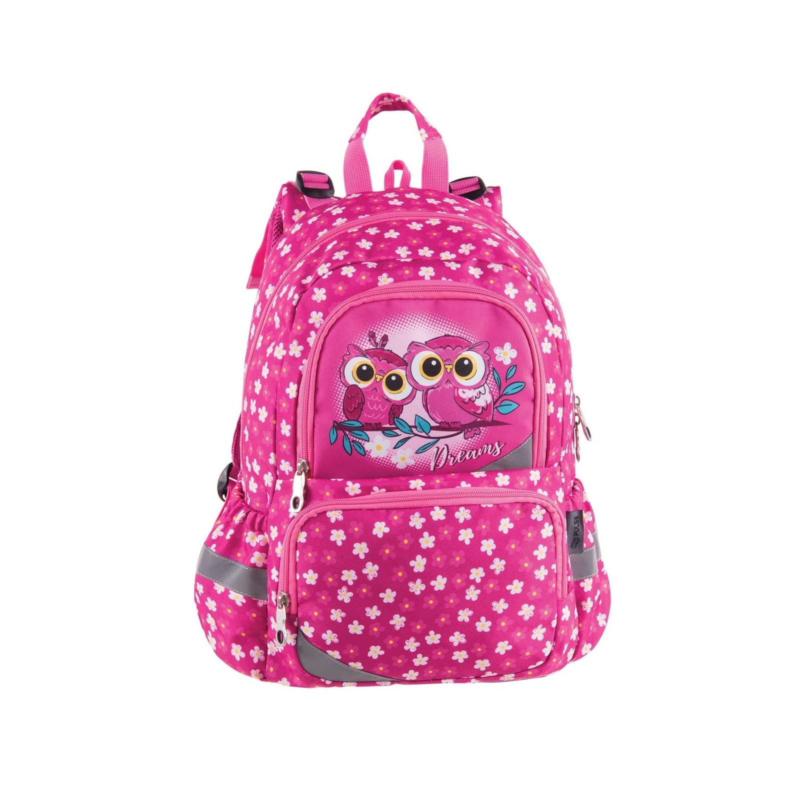 Pulse Ghiozdan Anatomic Pink Owl, roz