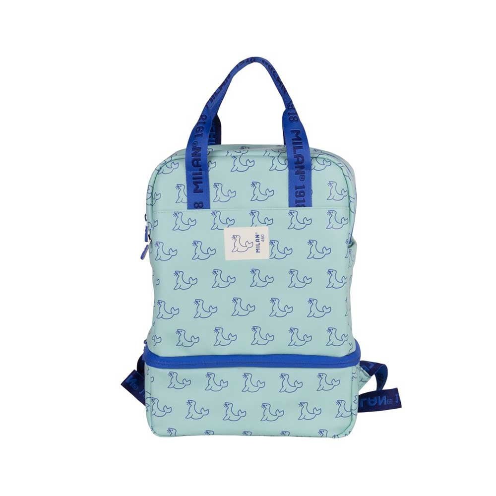 Milan Ghiozdan 460, compartiment izotermic, 13.5 L, verde deschis