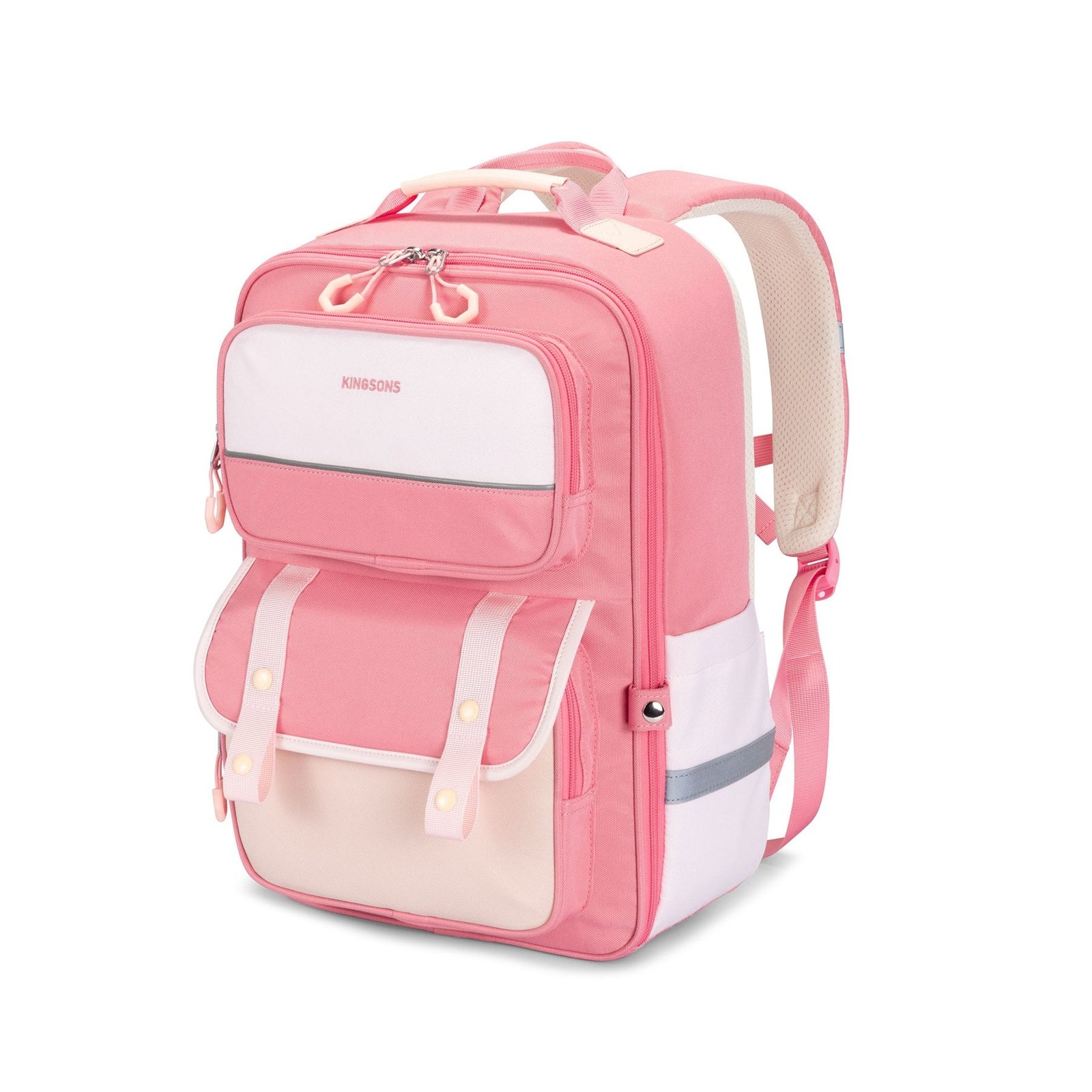 Kingsons Rucsac Ergo Junior, şcolar, roz