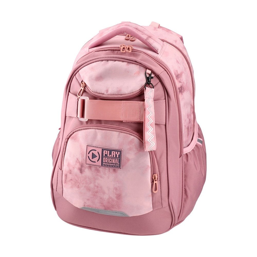 Ghiozdan Play Apollo 262, ergonomic, roz, 26 l