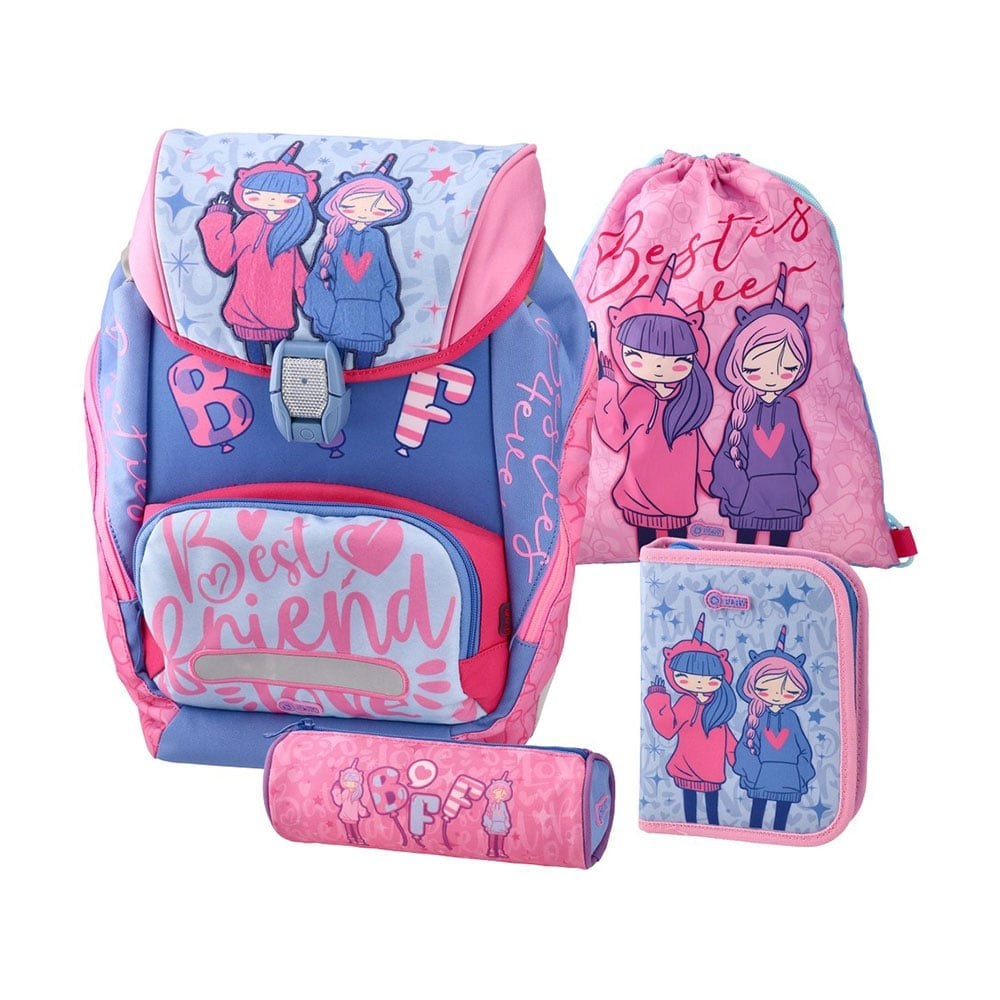Set Play Logic Set, Best Friend, ghiozdan, sac pentru încălțăminte și 2 penare