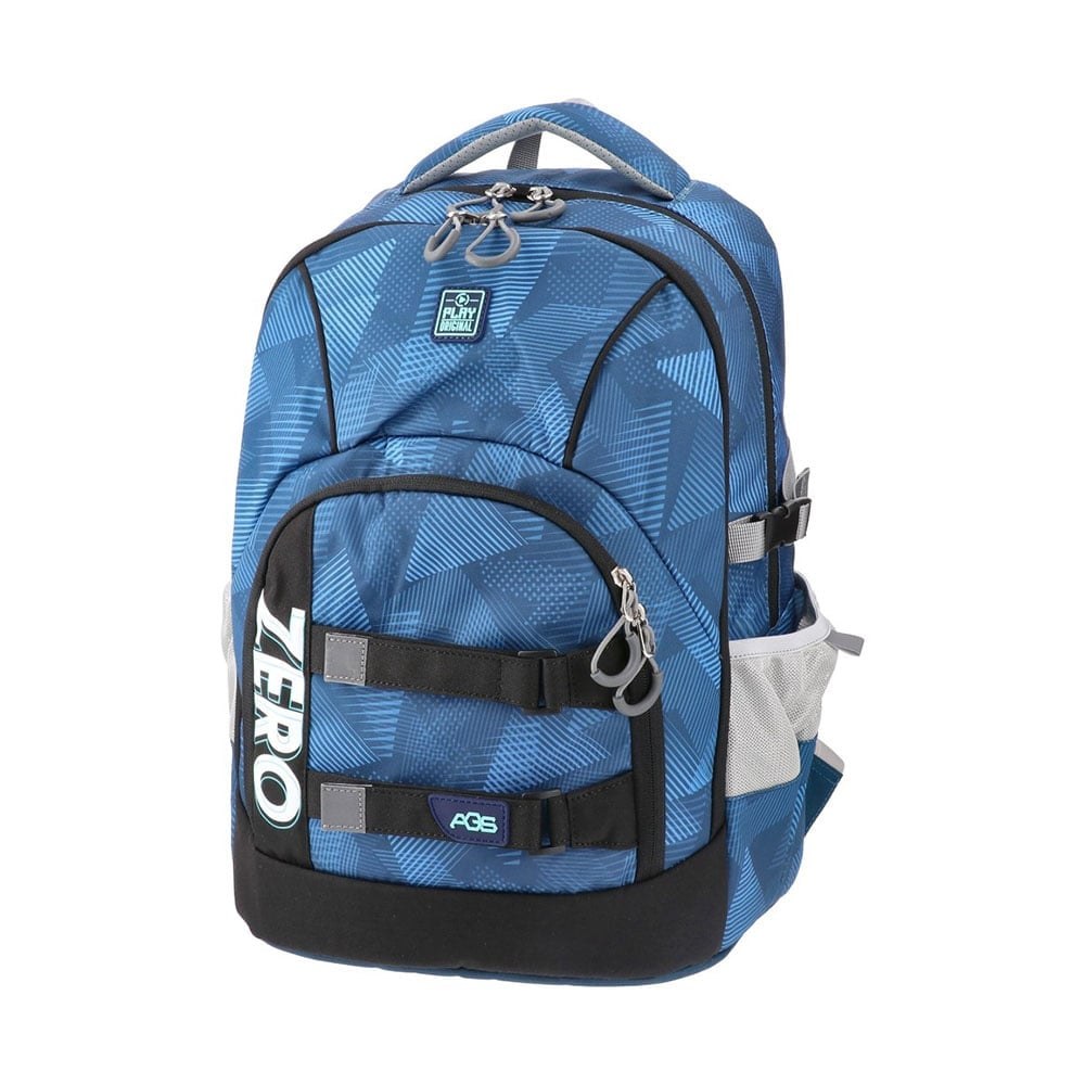 Ghiozdan Play Zero, anti gravitație, albastru, 36 L, 43x29x21 cm