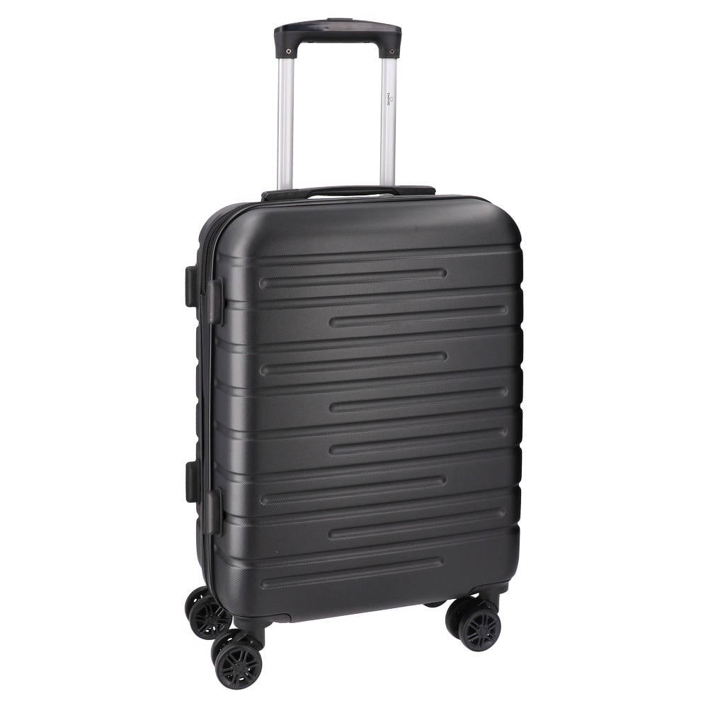 Valiza Empire Amsterdam, cabină, ABS, 55 x 38 x 20 cm, negru