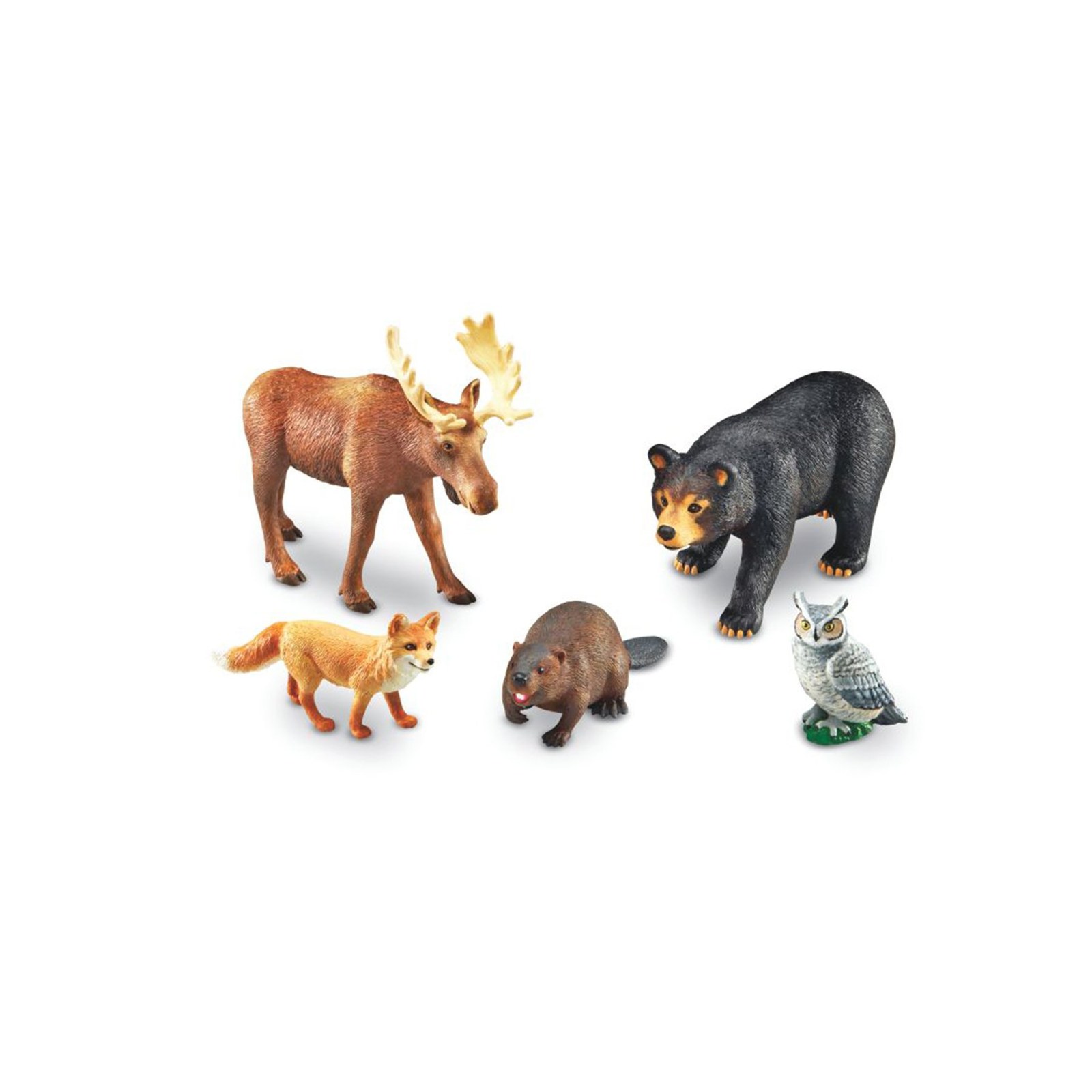 Set figurine Learning Resources, animale de pădure, 5 bucăți