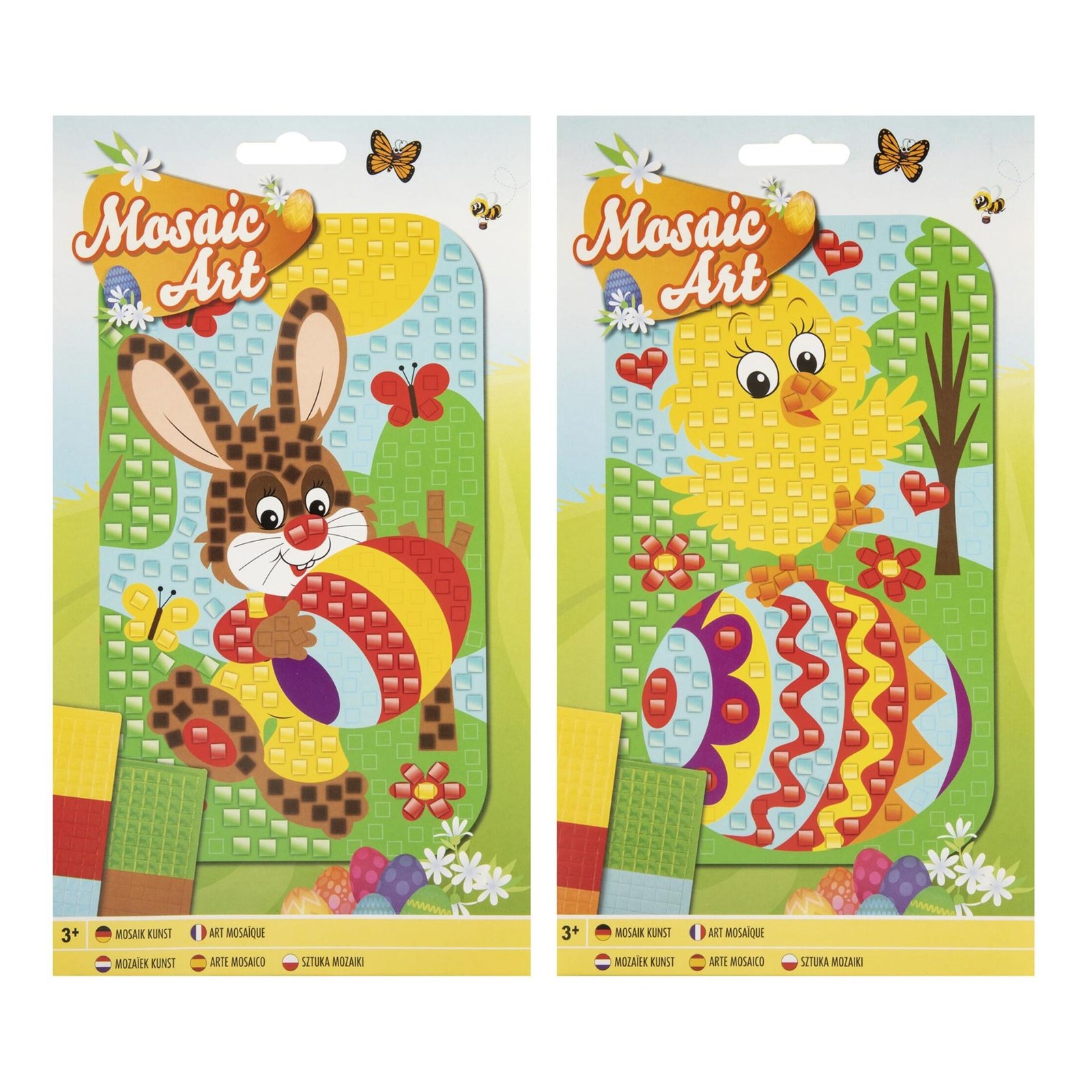 Moxy Mozaic cu margele, modele de Paște, A5, 48 bucăți