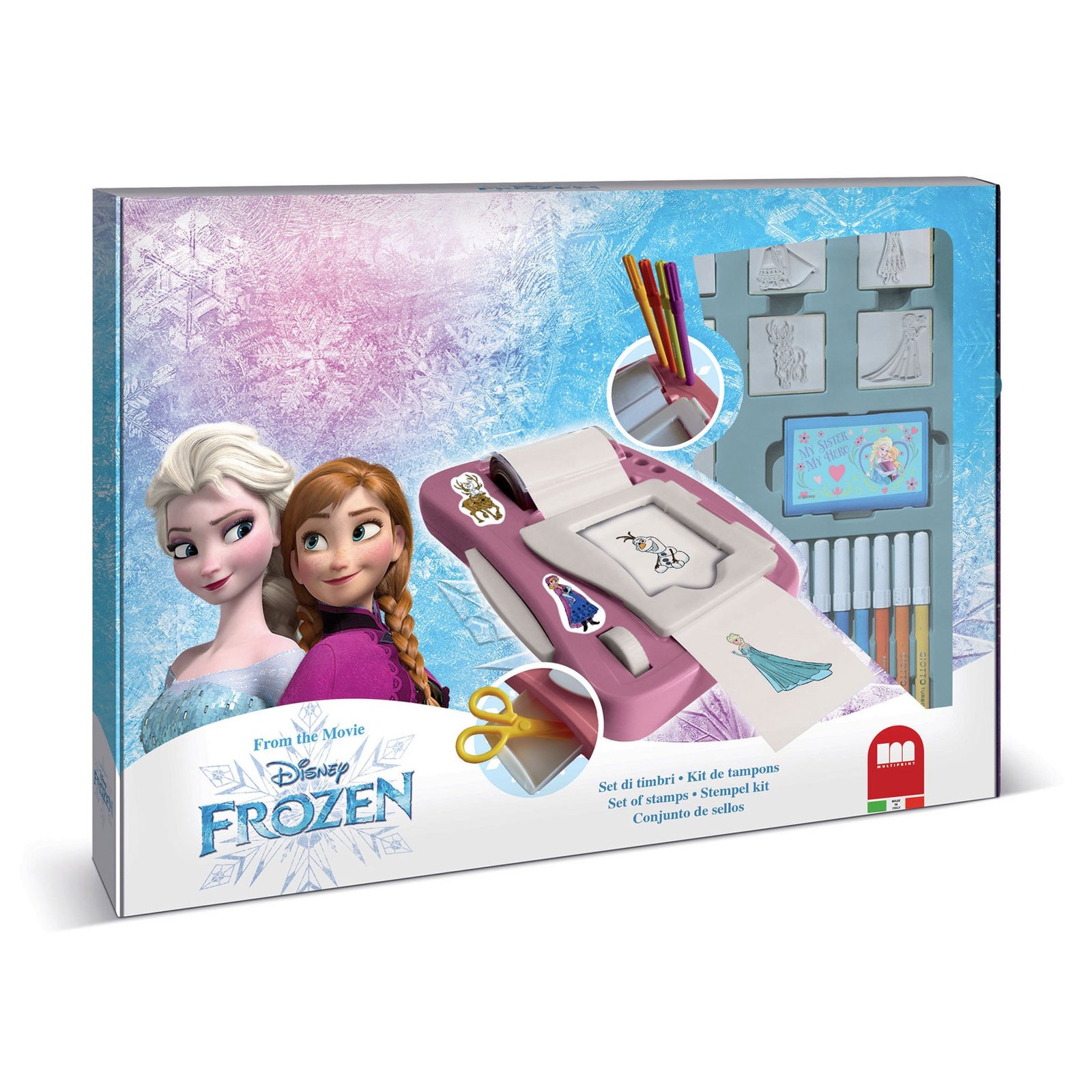 Multiprint Set mașină de făcut abțibilduri Frozen