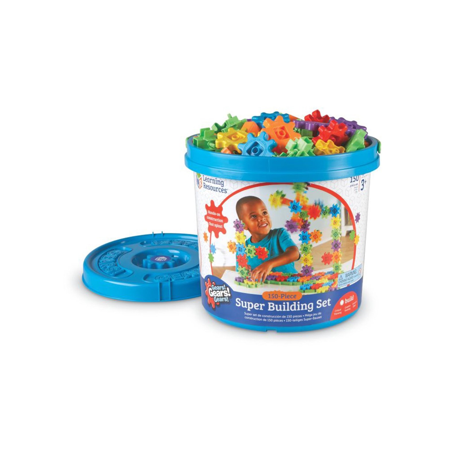Learning Resources Set construcție cu roți dințate, 150 piese