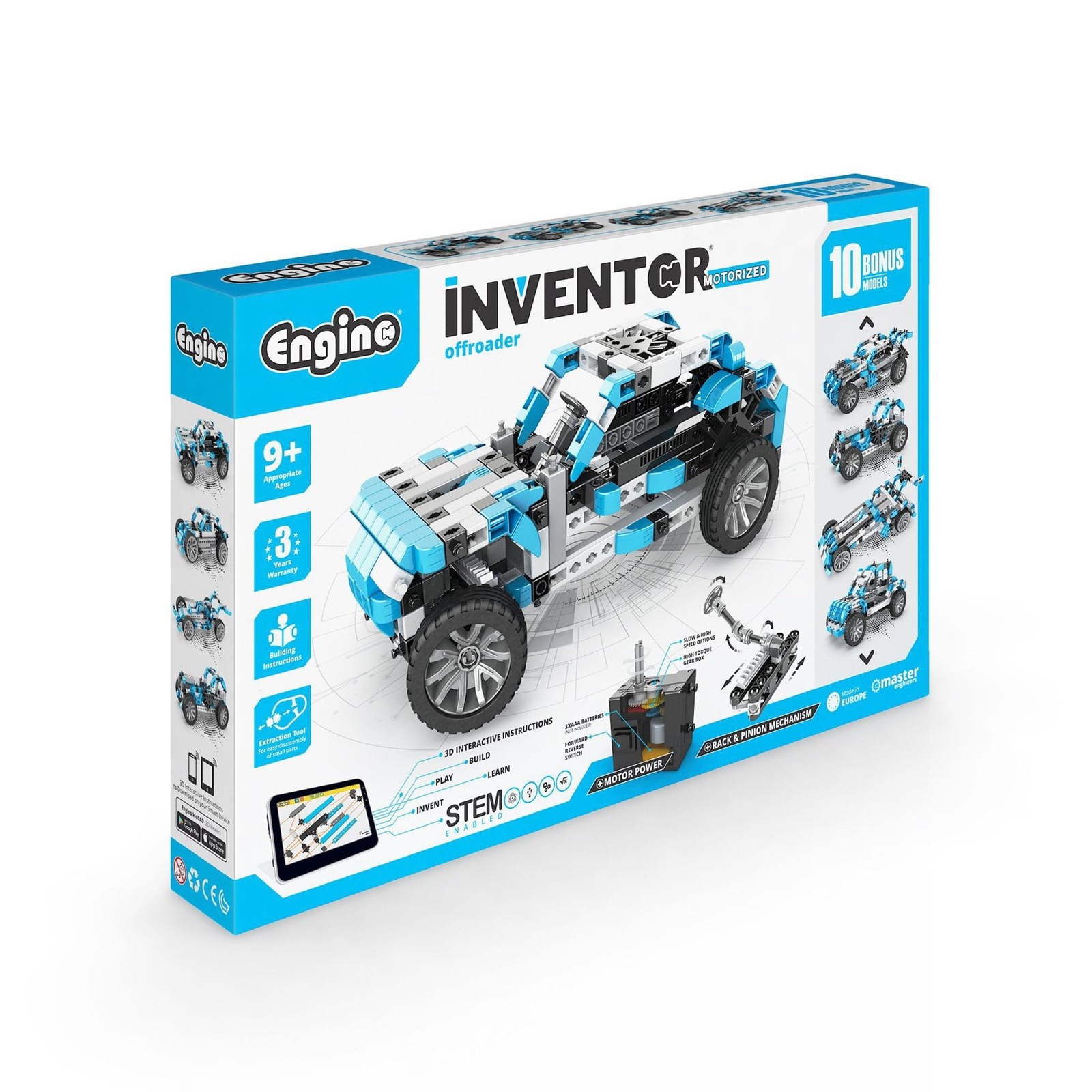 Engino Set constructie Inventor Motorized - Off-roader, 10 in 1