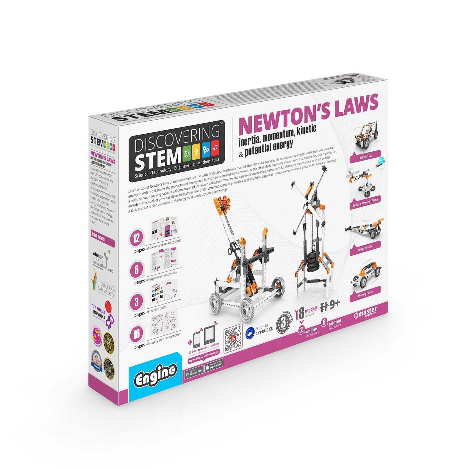 Engino Set construcție STEM, Legile lui Newton