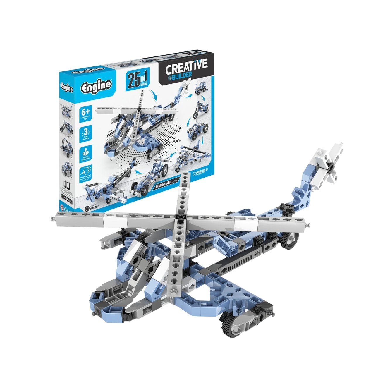 Set construcție Engino Creative Builder, 25 în 1