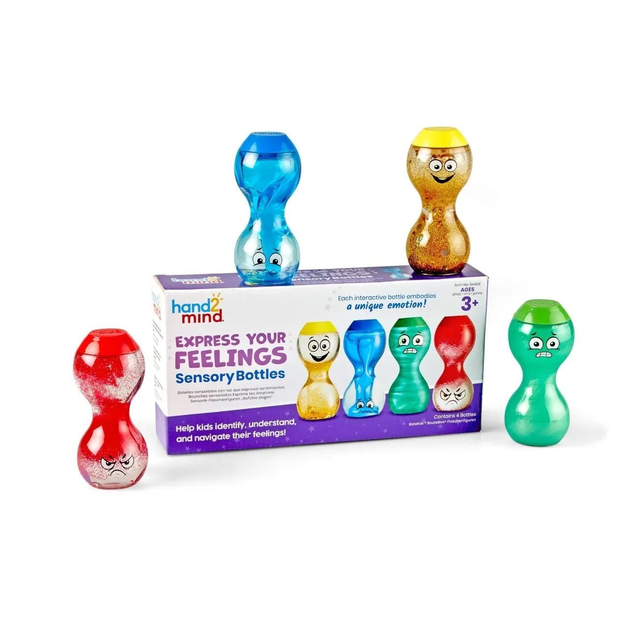 Learning Resources sticle senzoriale Emoții, set de 4 bucăți
