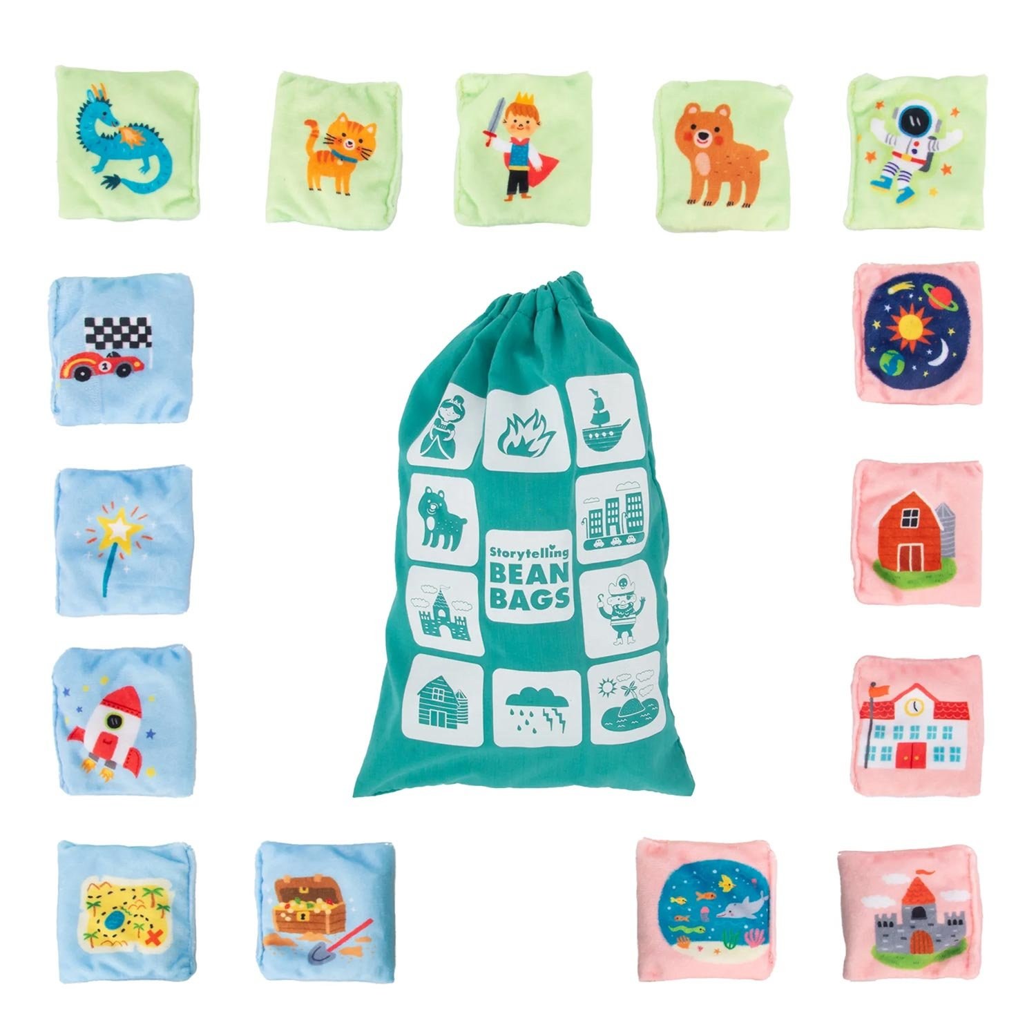 Learning Resources Set pungi pentru povestit, 15 bucati