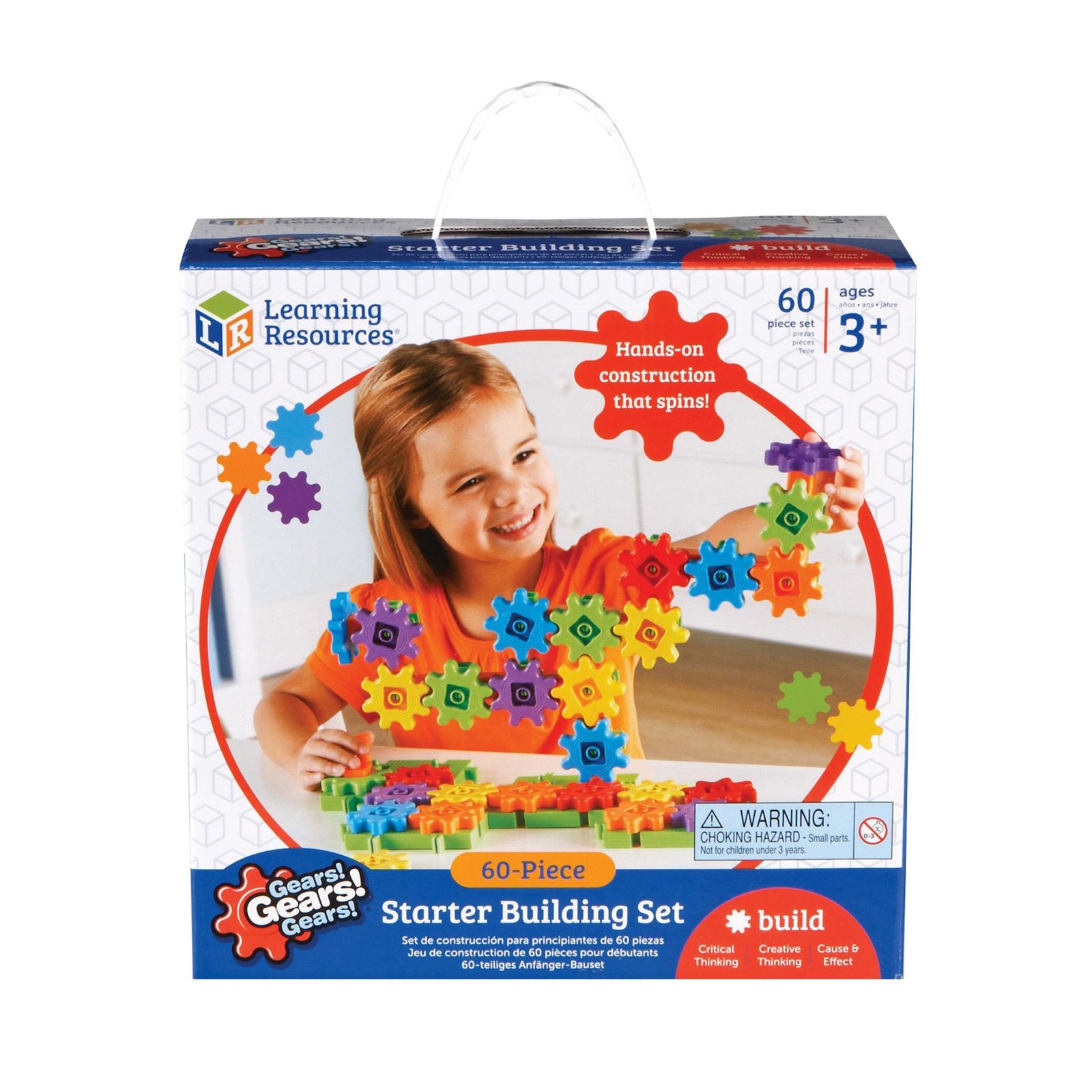 Learning Resources Set de constructie pentru incepatori, 61 piese