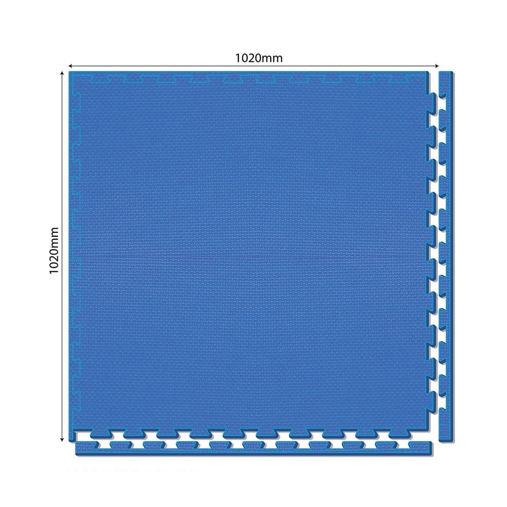 Nowa Szkola Covor puzzle din spumă, 102.6 x 102.6 cm, albastru