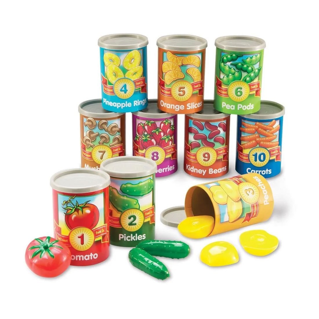 Learning Resources Set cutii pentru numărat, de la 1 la 10, 55 piese