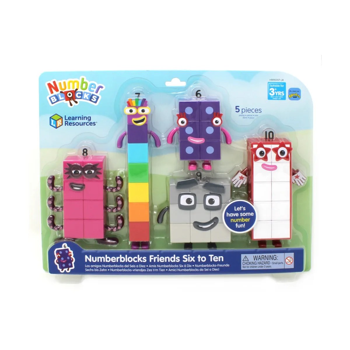 Learning Resources Set figurine pentru numărat Numberblocks, 6-10