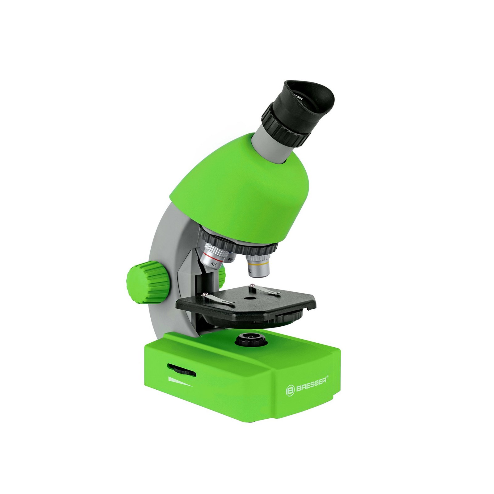 Bresser Microscop pentru copii, mărire 40x-640x, verde