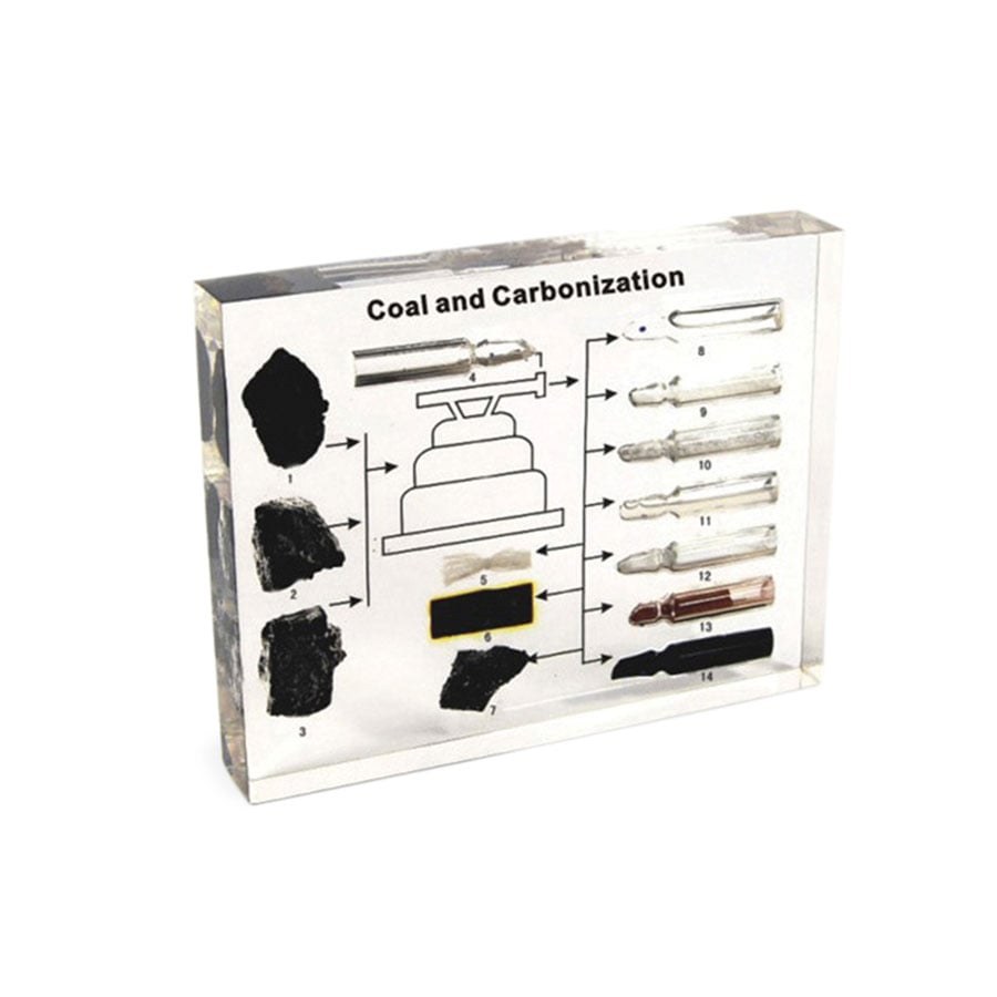 Nowa Szkola set cărbune, surse și produse, 18x14x2.4 cm, 14 mostre