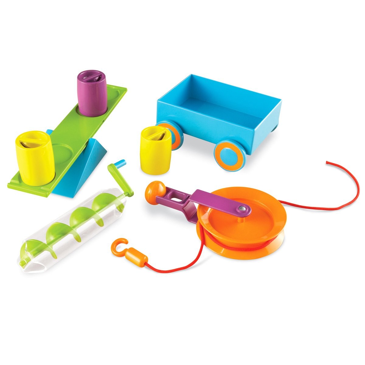 Learning Resources Set STEM fizică - Mecanică, 19 piese