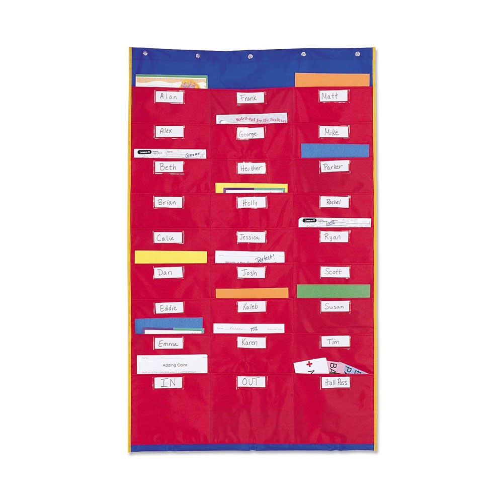 Learning Resources, stație de organizare cu buzunare, 72 x 114.5 cm
