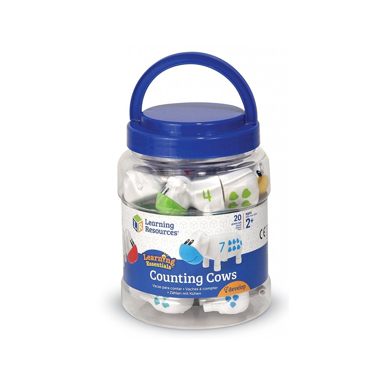 Learning Resources, văcuțe pentru învățarea cifrelor, 10 bucăți