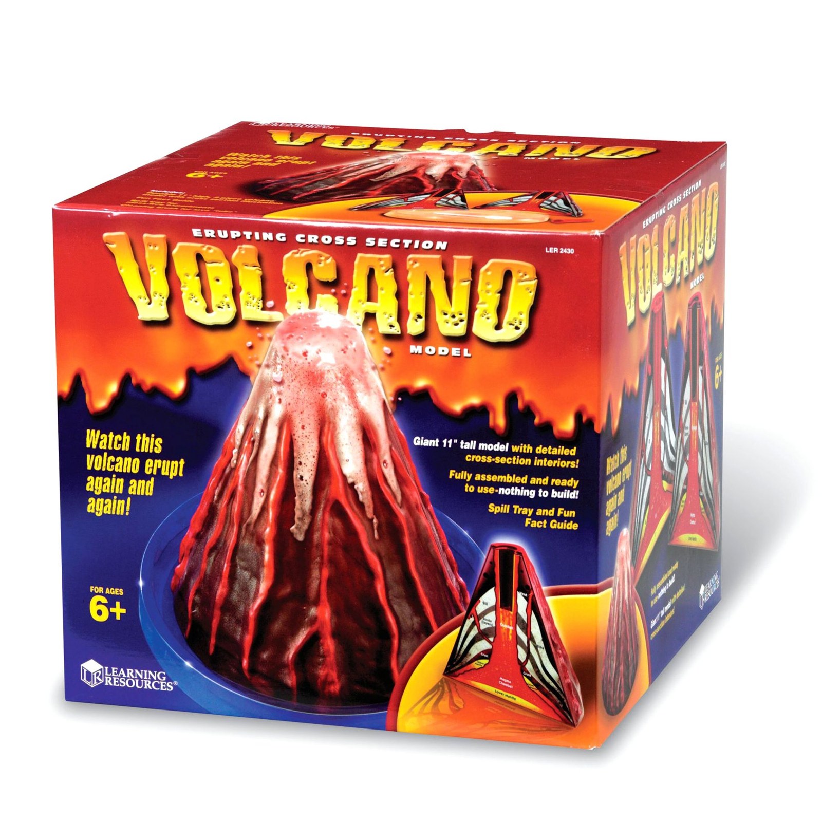Learning Resources, model de vulcan erupant, 28 x 33 cm