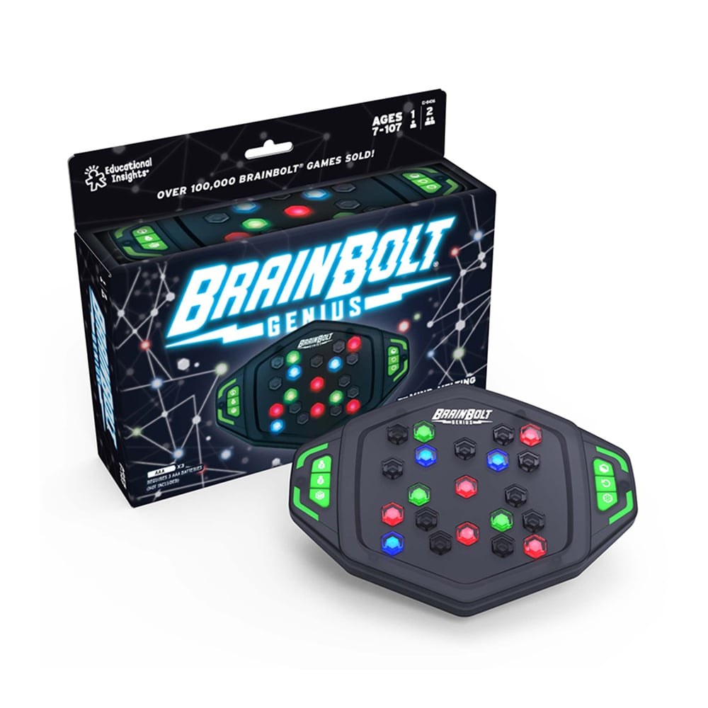 Learning Resources joc electronic de memorie Brainbolt Genius, peste 7 ani