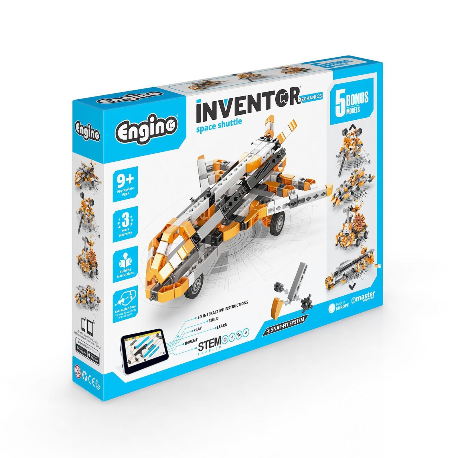 Engino Set construcție Inventor, Naveta spațială, 5 în 1