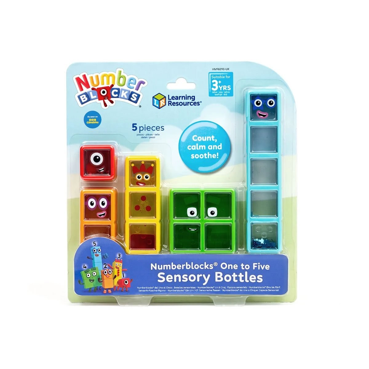 Learning Resources Set sticle senzoriale Numberblocks, 17 cm