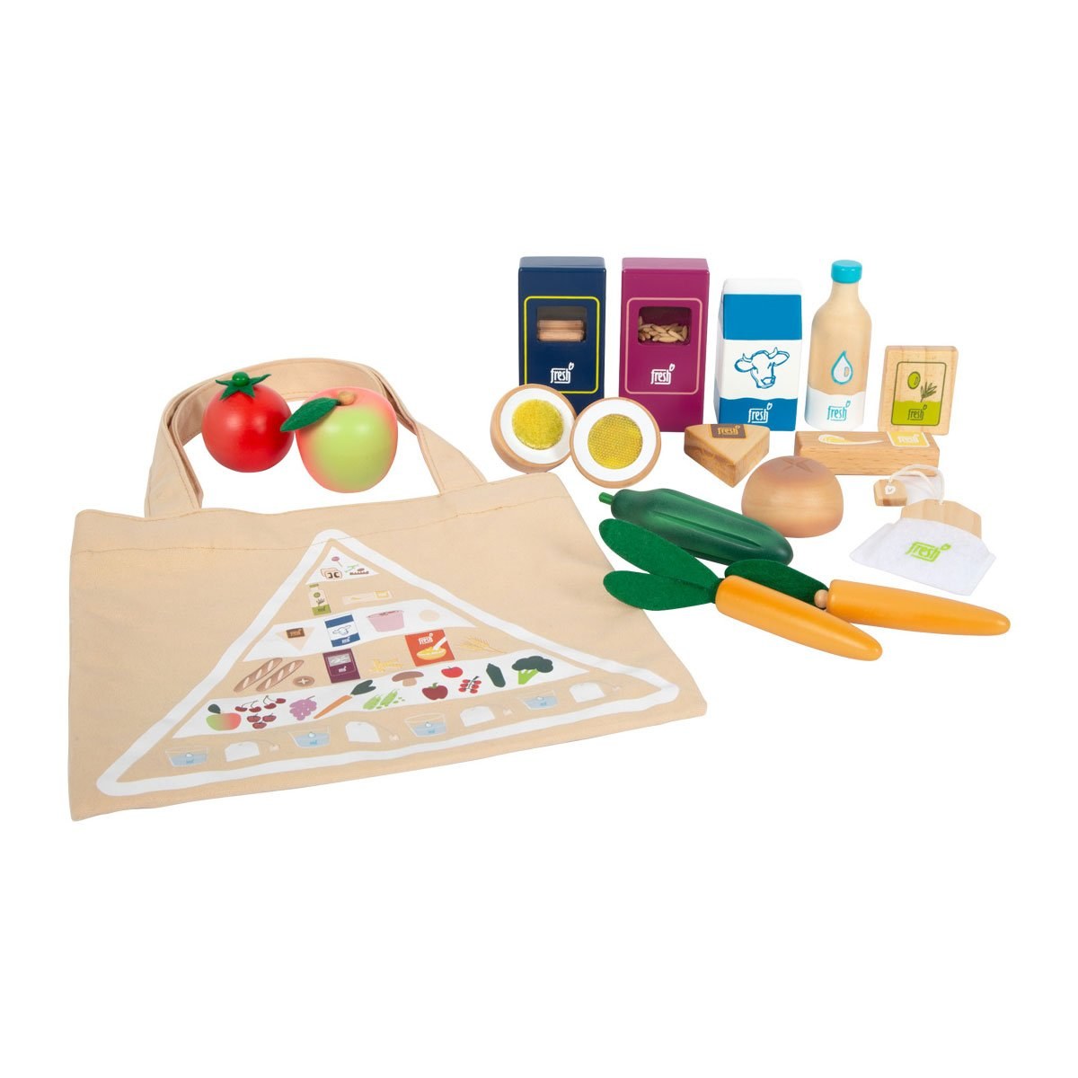 Set alimente vegetariene din lemn Small Foot Fresh
