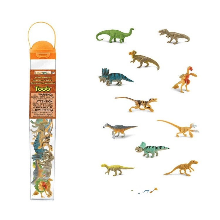 Figurine educaționale Dinozauri cu pene