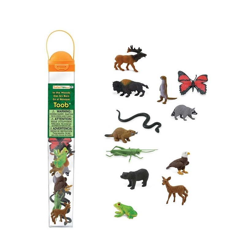 Figurine educaționale Animalele din pădure
