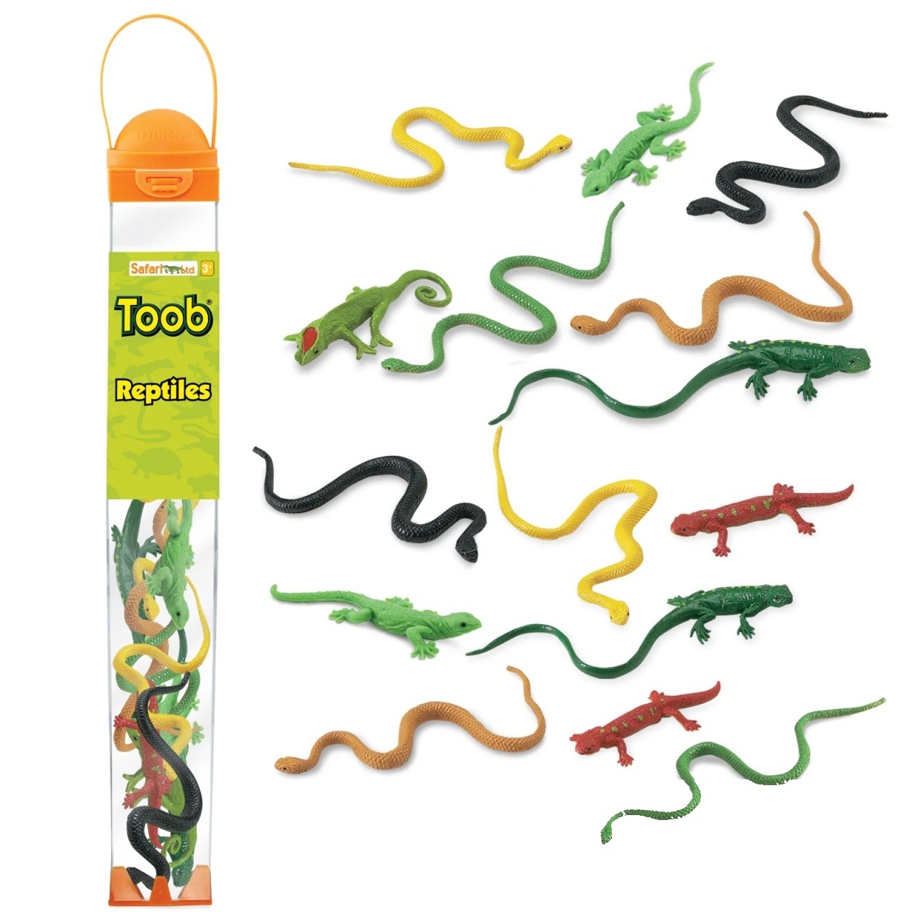 Toob „Reptile" – set educațional cu 16 figurine