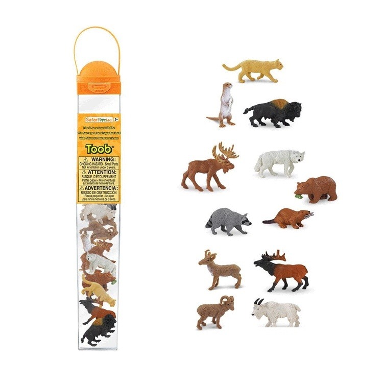 Figurine educative Animale din America de Nord