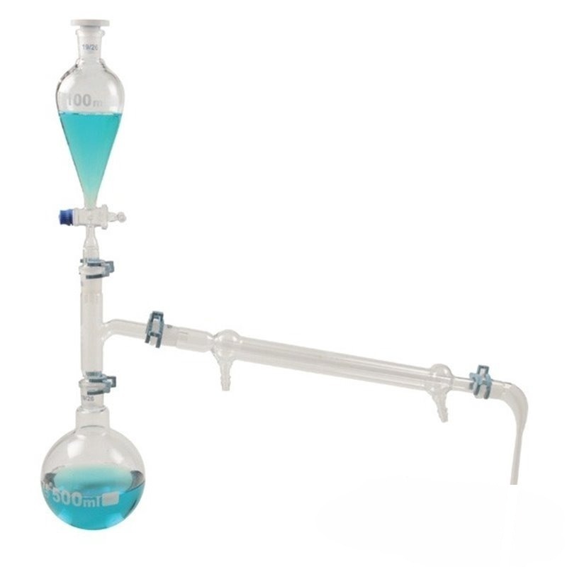 EduLab Distill 19/26 – Set educațional pentru distilare din sticlă borosilicată