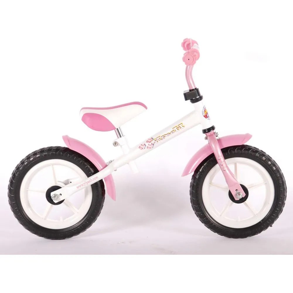 Bicicletă fără pedale metalică Yipeeh - Roz, 12 inch