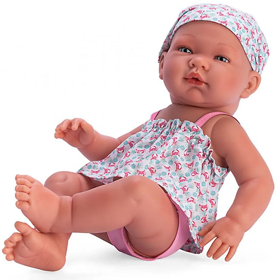 Păpușă-bebe Asi Maria - ținută de plajă, 43 cm